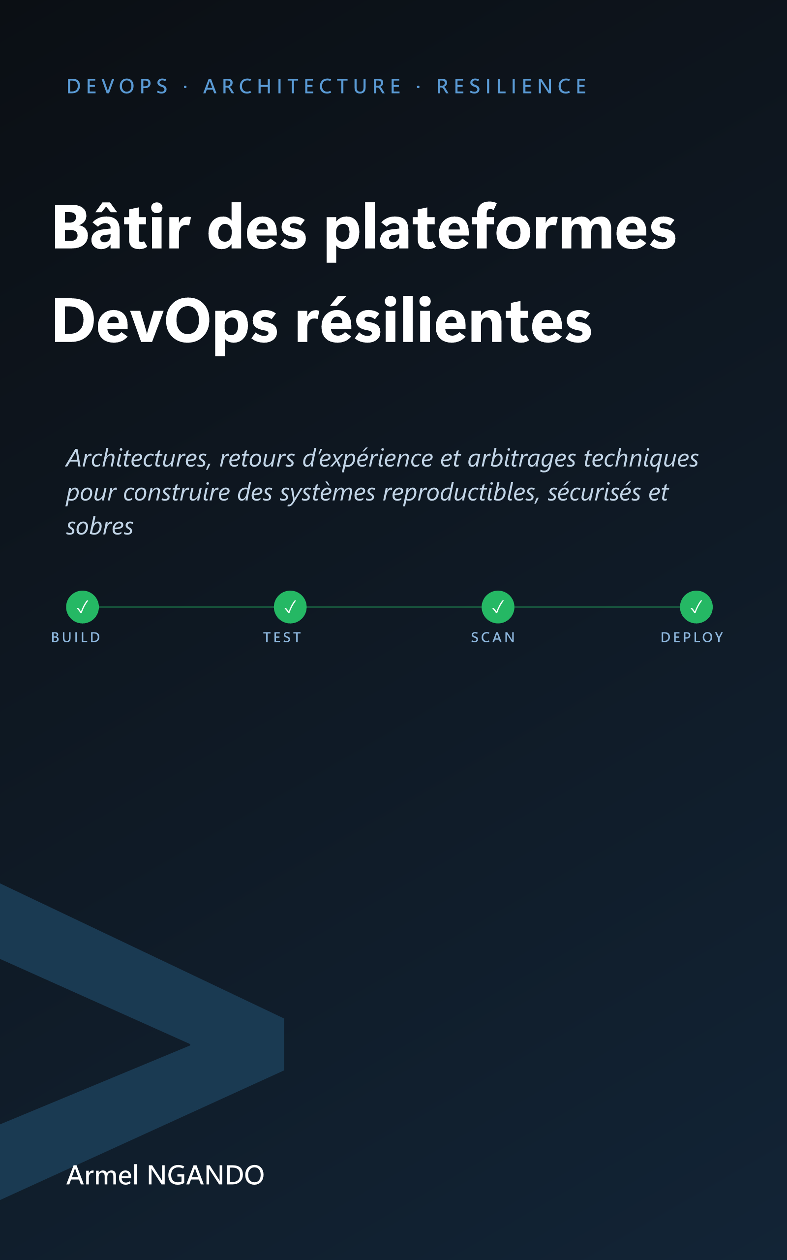 Couverture du livre Bâtir des plateformes DevOps résilientes